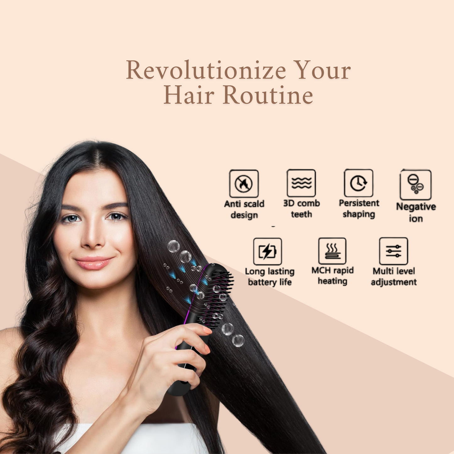 SleekGo™ – Portable Straightening Brush